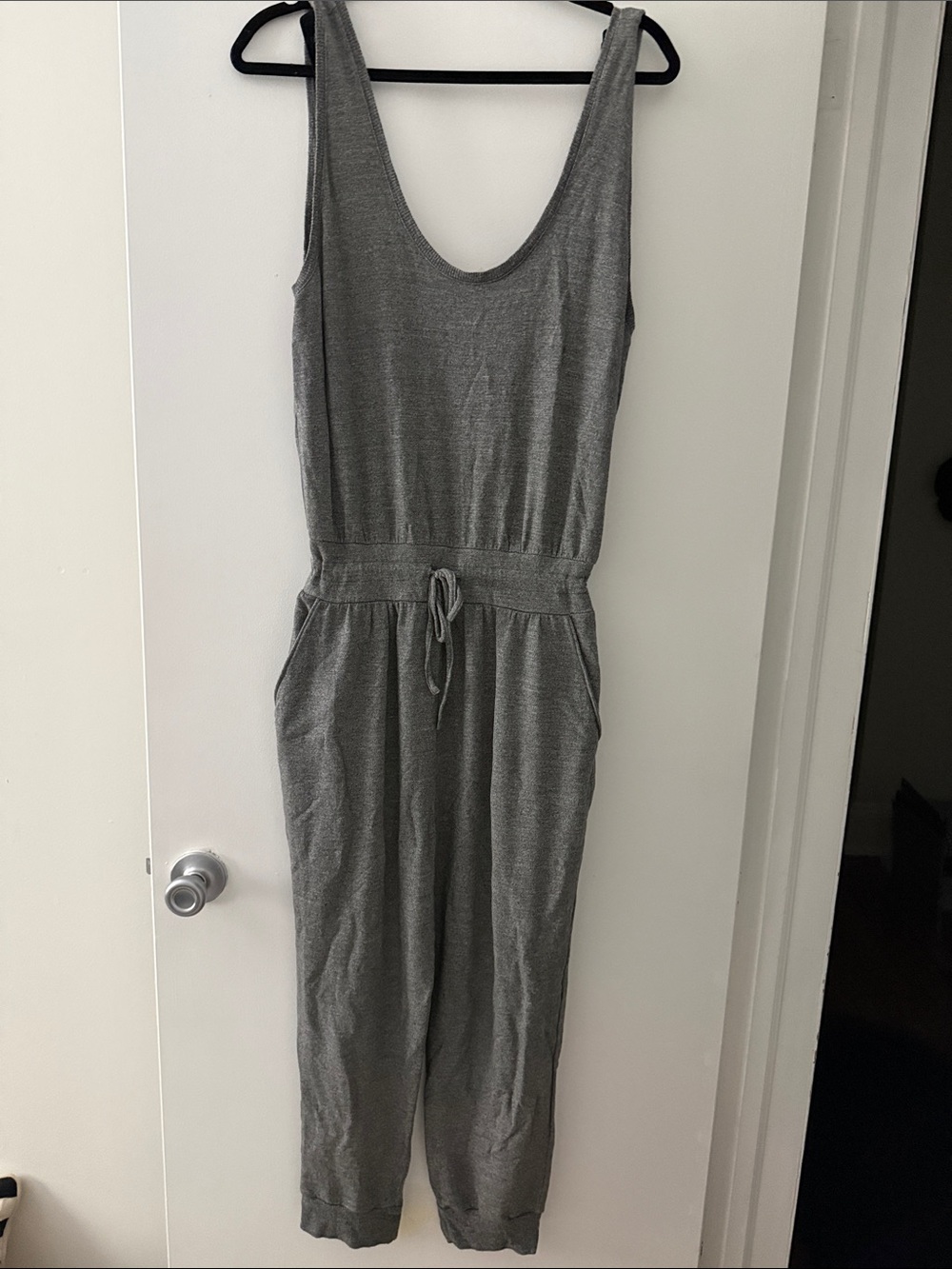 Zella Gray Jumpsuit with pockets